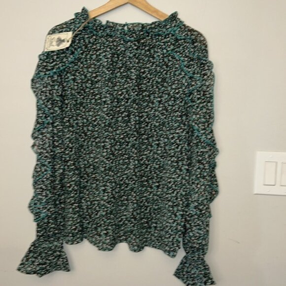 #11 - ANNA - FLORAL PRINTED CHIFFON BLOUSE - Picture 4 of 6